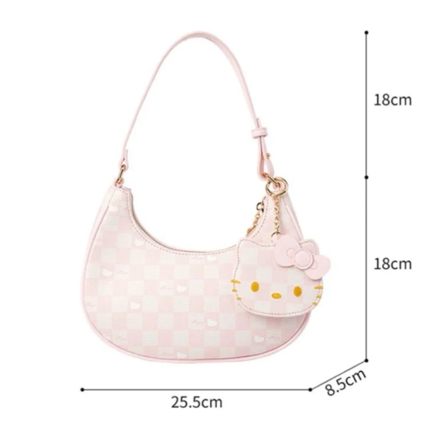 Hello Kitty Underarm Bag New Sanrio Cute Summer Girl Heart Joker Korean Handbag Women Travel Bag Girl Cartoon Travel For Gifts