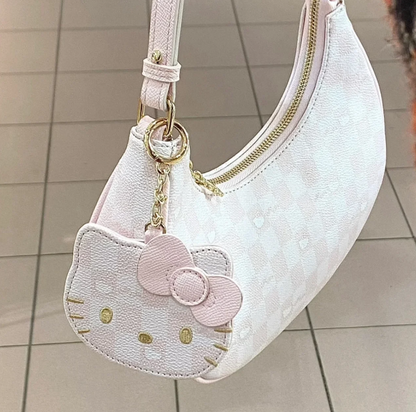 Hello Kitty Underarm Bag New Sanrio Cute Summer Girl Heart Joker Korean Handbag Women Travel Bag Girl Cartoon Travel For Gifts